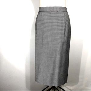Renee Adams hounds tooth pencil skirt with pockets